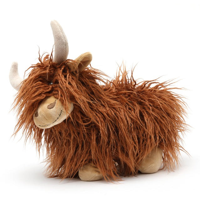 Heidi Highland Cow Teddy Bear Soft Toy - On The Farm