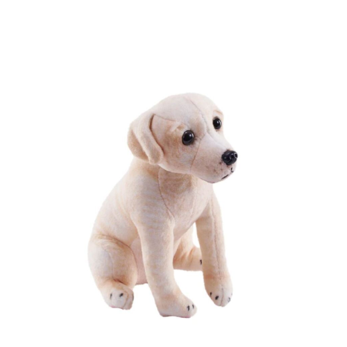 Mini Yellow Labrador Dog Teddy Bear Soft Toy - With Sound