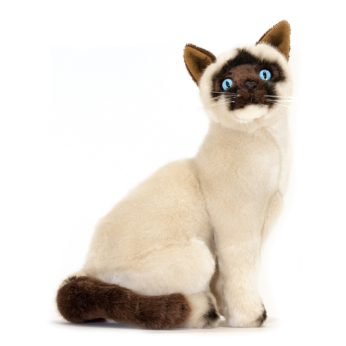 Luna Seal Point Siamese Kitty Cat Teddy Bear Soft Toy