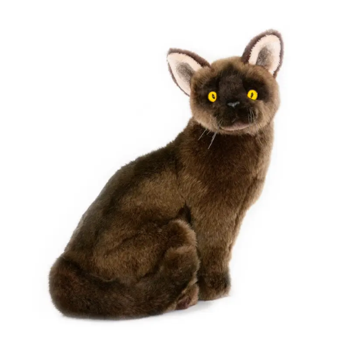 Sable Brown Burmese Kitty Cat Teddy Bear Soft Toy