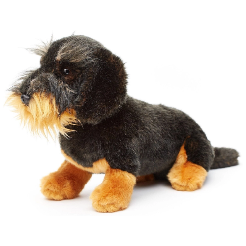 Scruffy - Wire Haired Dachshund Puppy Dog Teddy Bear - Soft Toy