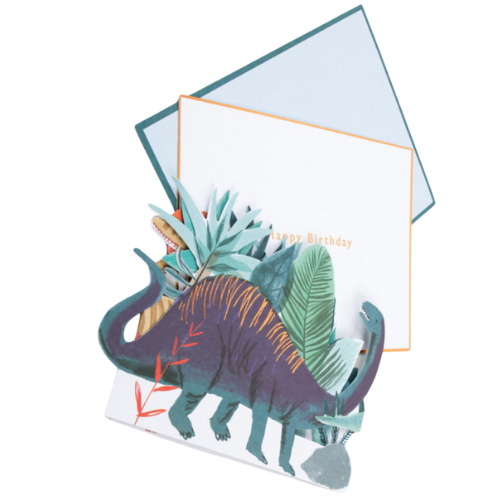 Dinosaur Kingdom Birthday Concertina Card