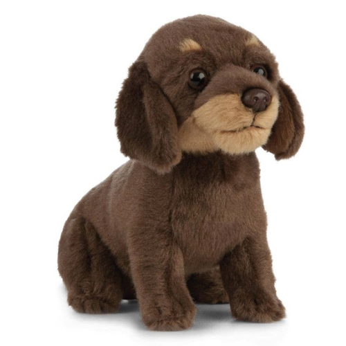 Living Nature Dachshund Brown Puppy Teddy Bear Soft Toy The Teddy Bear Cupboard